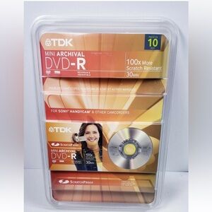 TDK Mini Archival DVD-R - Scratch Resistant